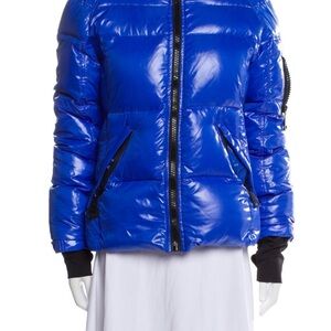 SAM. Shiny Royal Blue Puffer Jacket